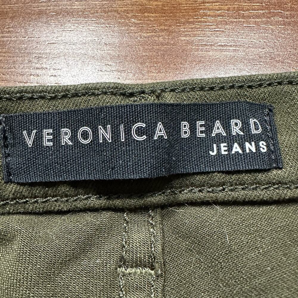 Veronica Beard Jeans Womens 32x26 Olive Green Chino Pants Army Retro City USA - Picture 13 of 16